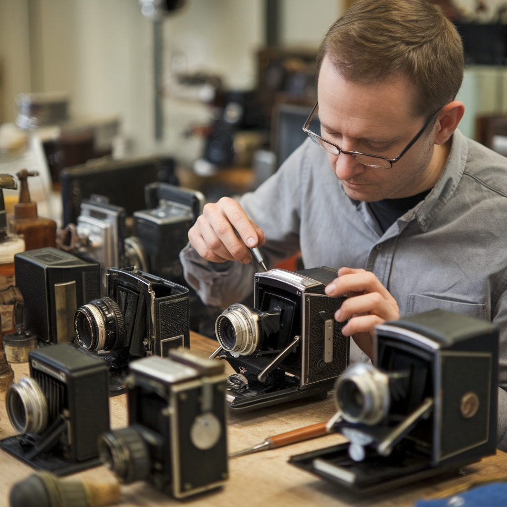 Restauro de Máquinas Fotográficas Antigas